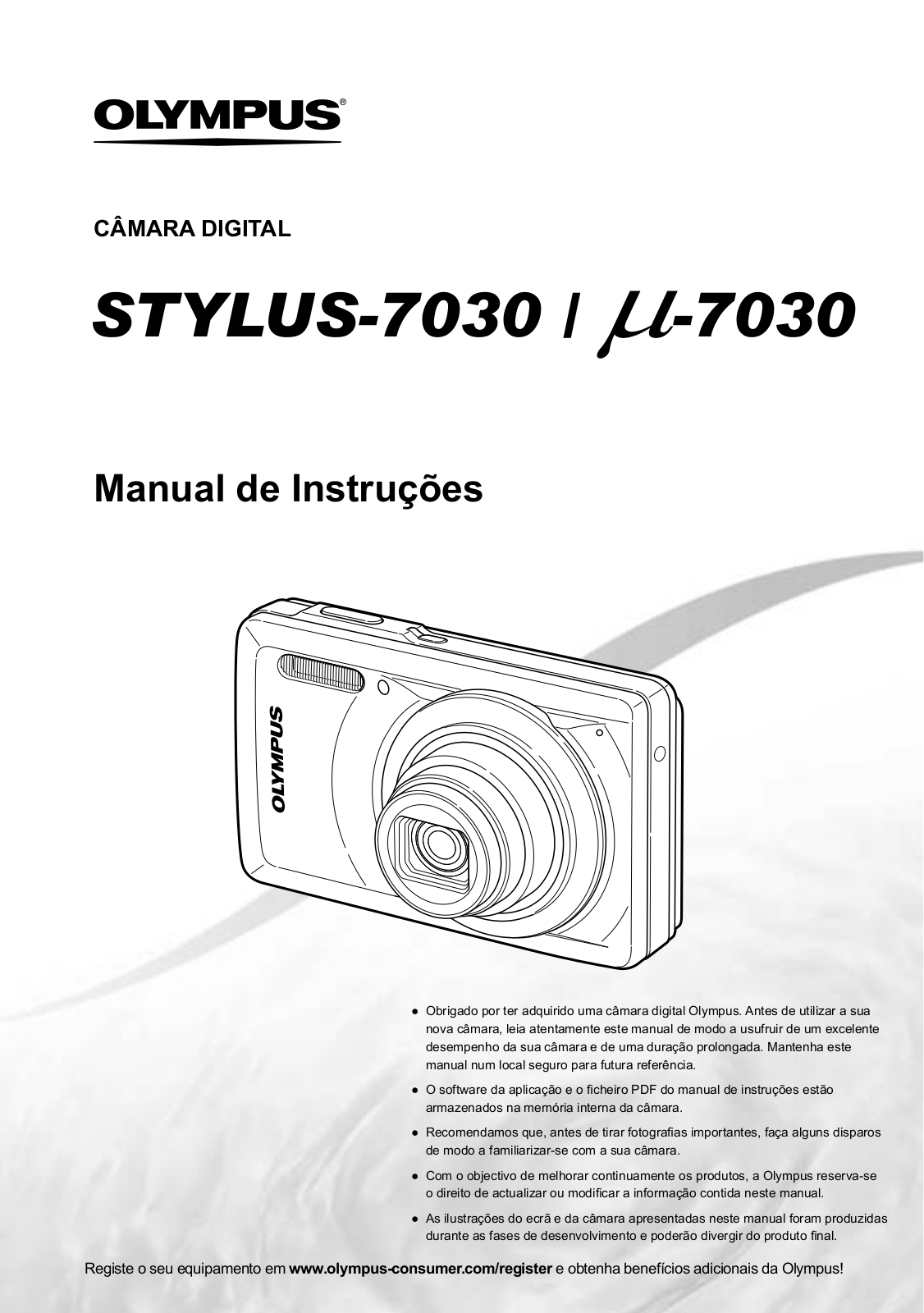 Olympus STYLUS m-7030 Instruction Manuals