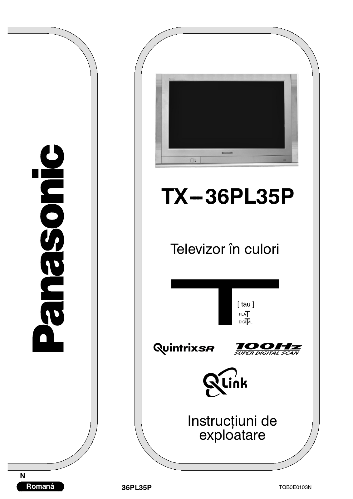 Panasonic TX-36PL35P User Manual