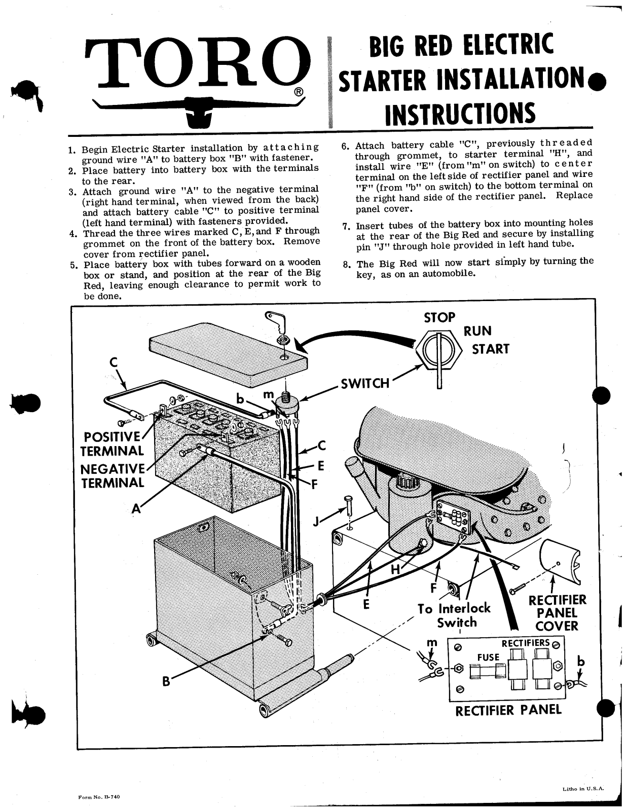 Toro 51060, 51070 Installation Instructions