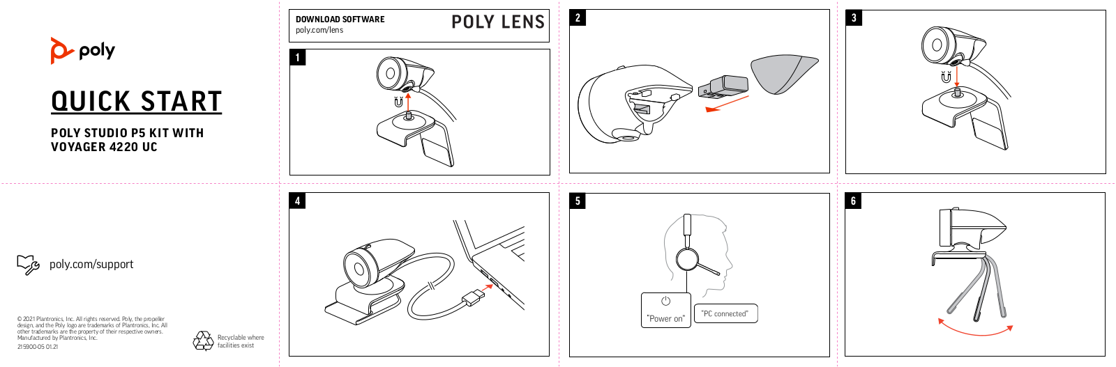 POLY STUDIO P5 Quick Start Guide