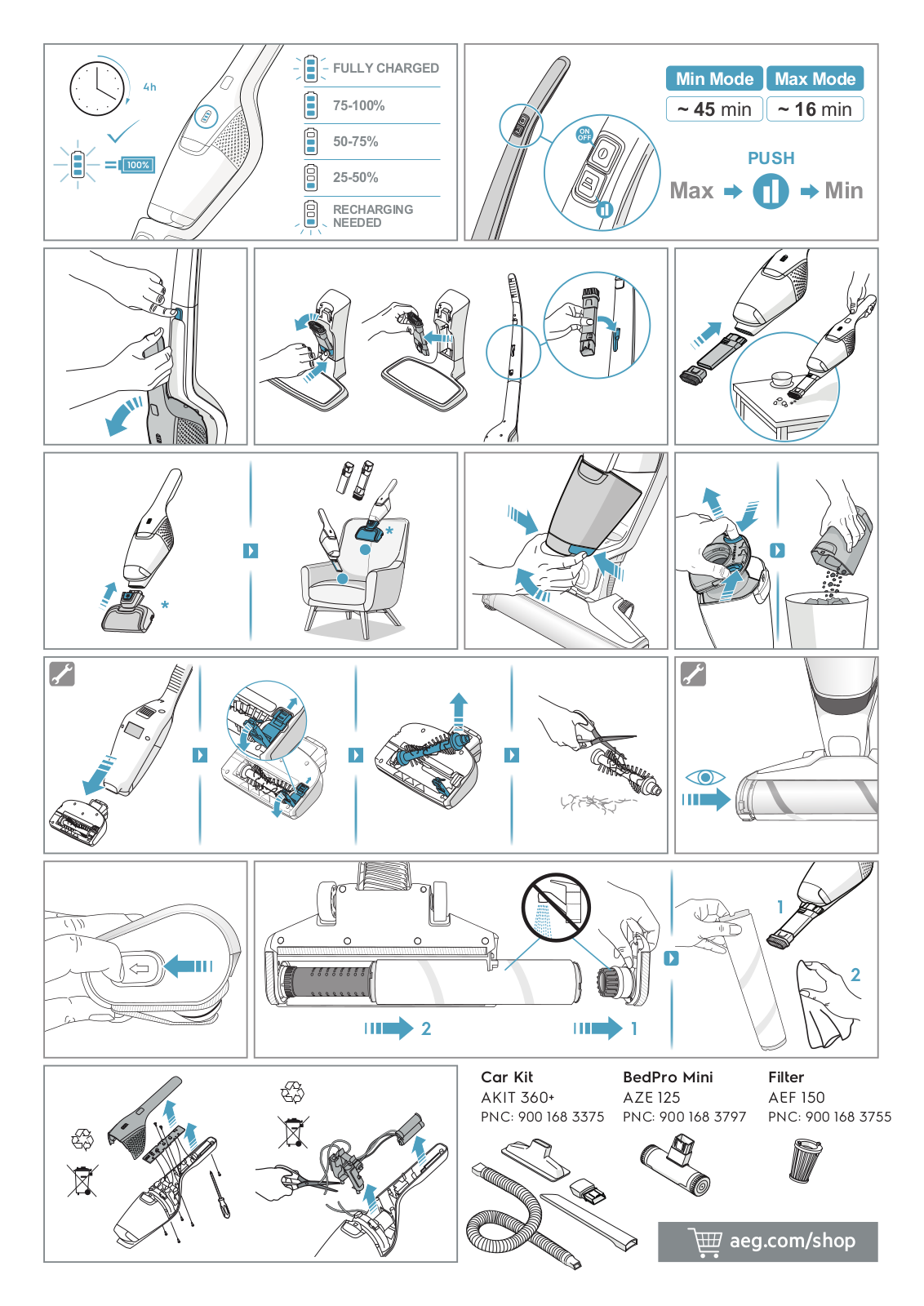 AEG QX8-1-45IB User Manual