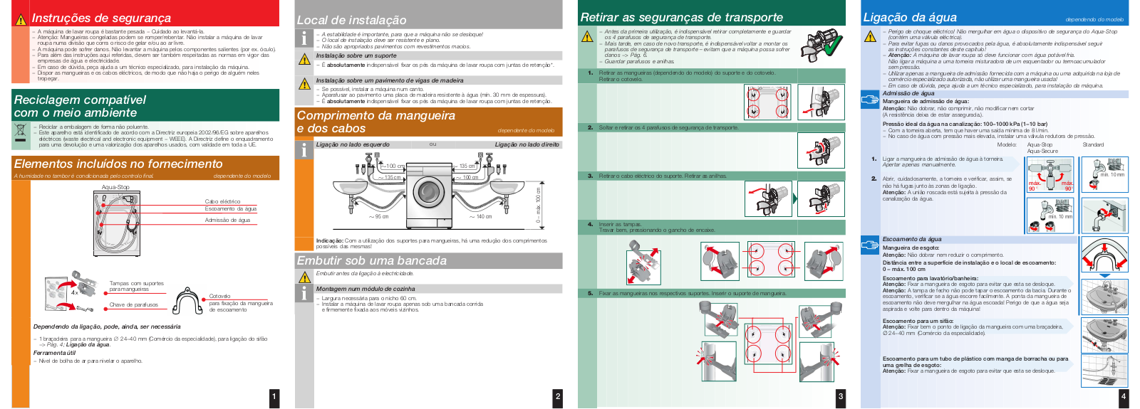 Smeg WML168 User Manual