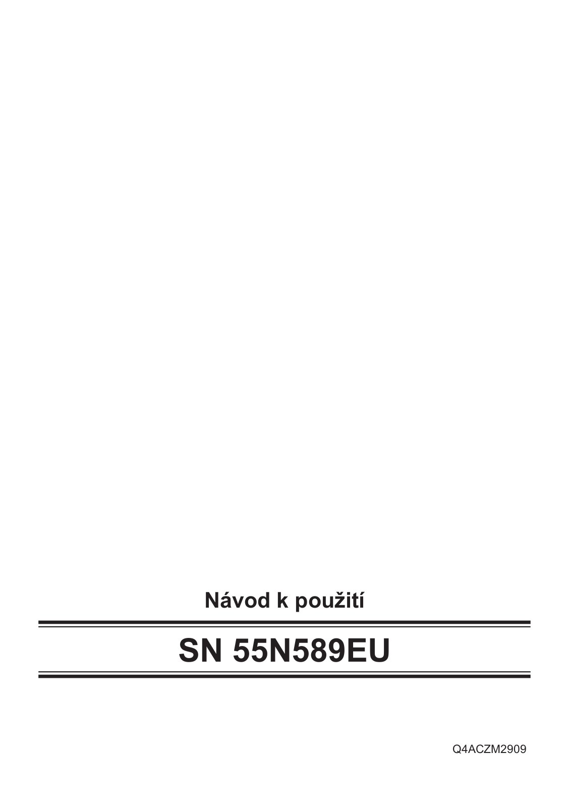 Siemens SN55N589EU User Manual