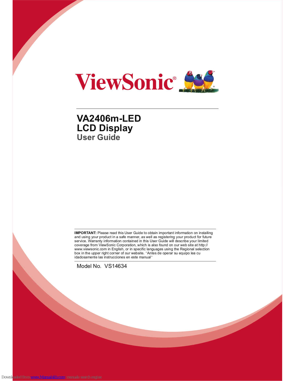 ViewSonic VS14634 User Manual