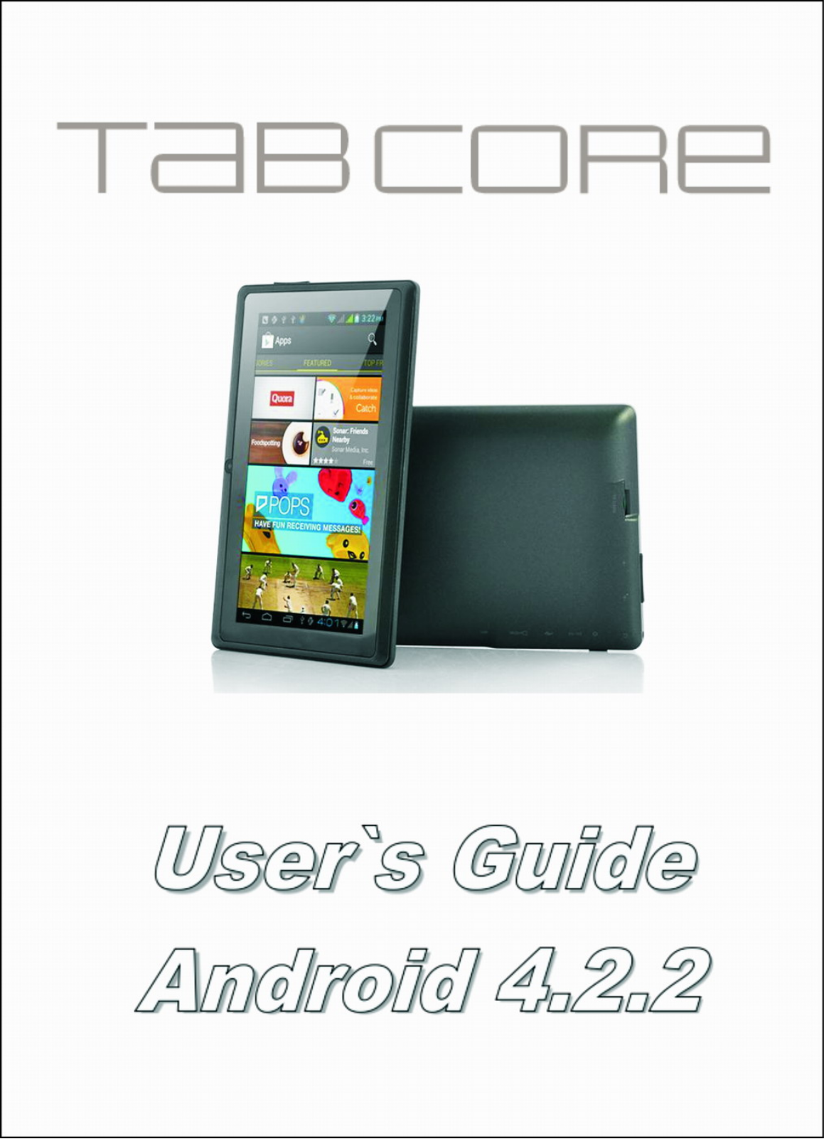 Xie He Kong TABCORE Users manual