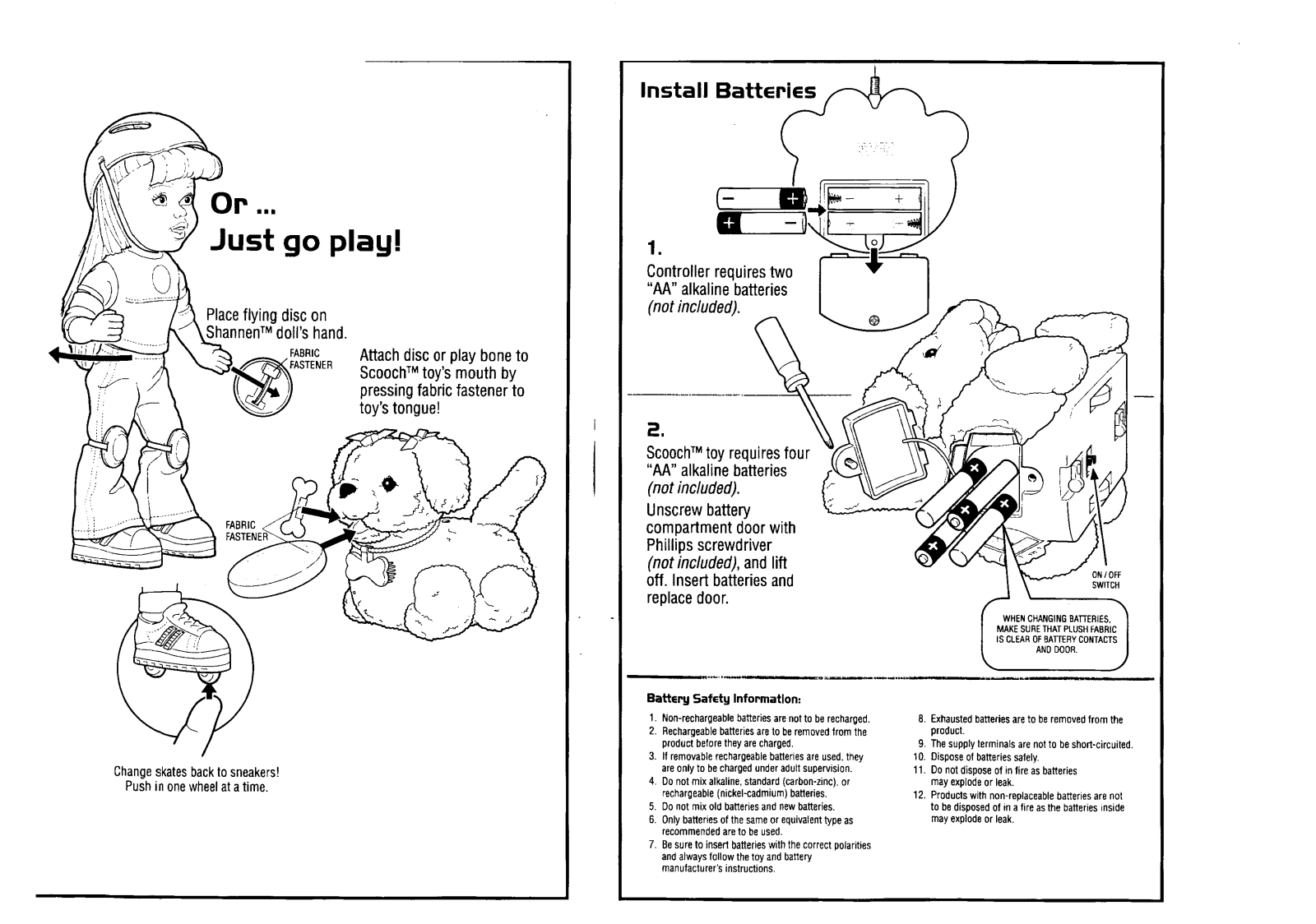 Mattel Toys A Division of Mattel B7458 03A2T User Manual