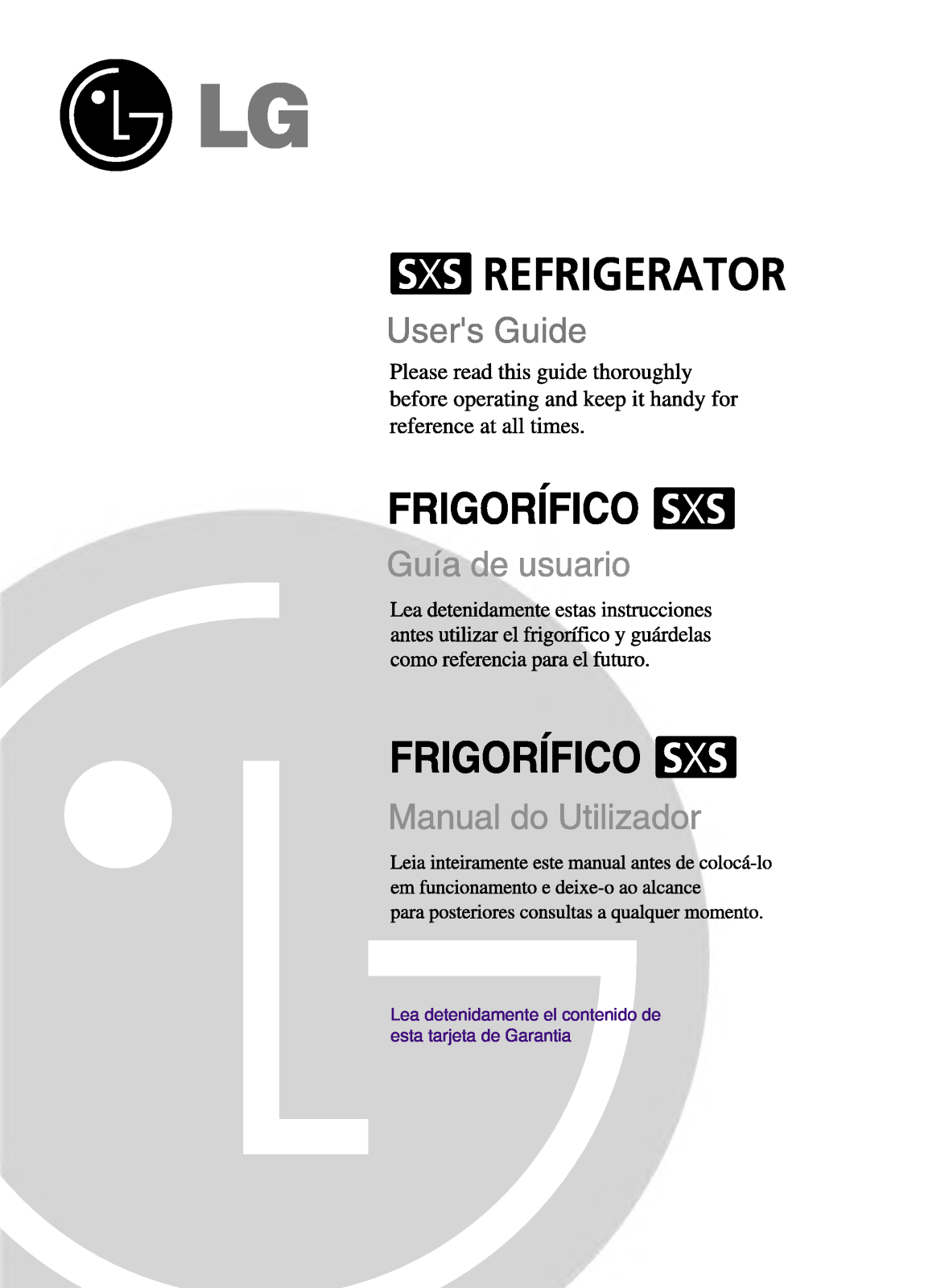 Lg GR-L197DVC User Manual