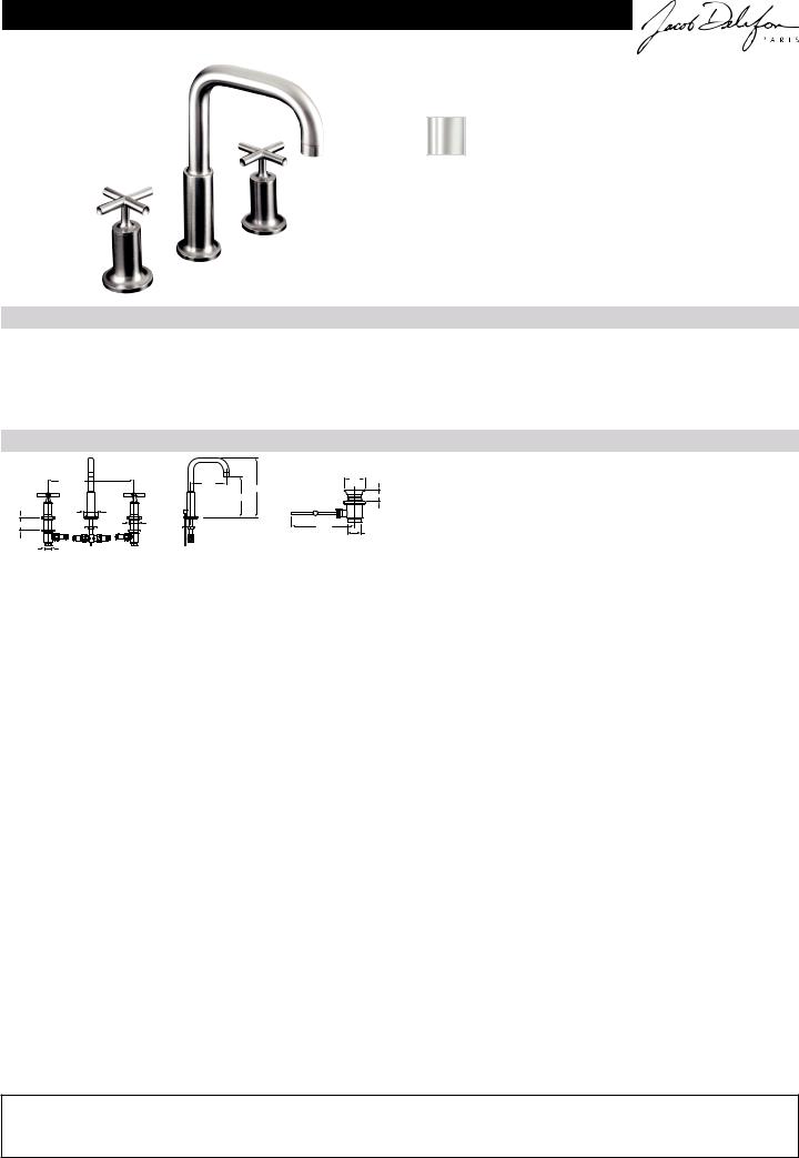 Jacob Delafon PURIST E144063-CP Datasheet