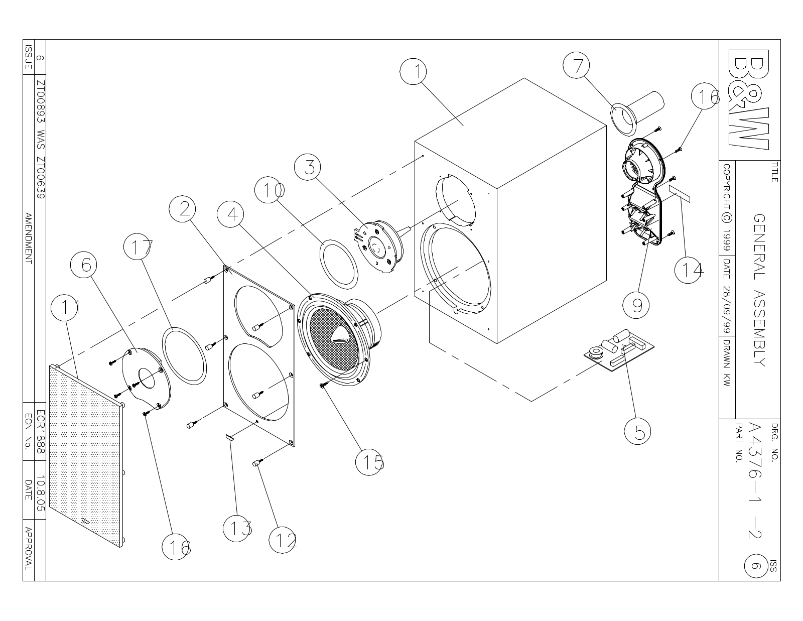 Bowers and Wilkins CM-2 Service manual