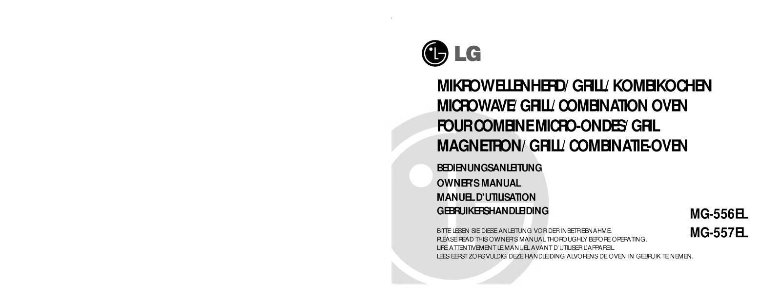 Lg MG-557EL, MG-556EJ User Manual