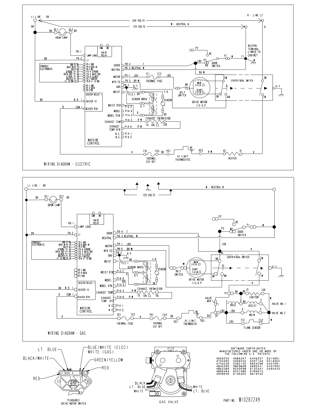 Whirlpool WGD5700XL1 Parts Diagram