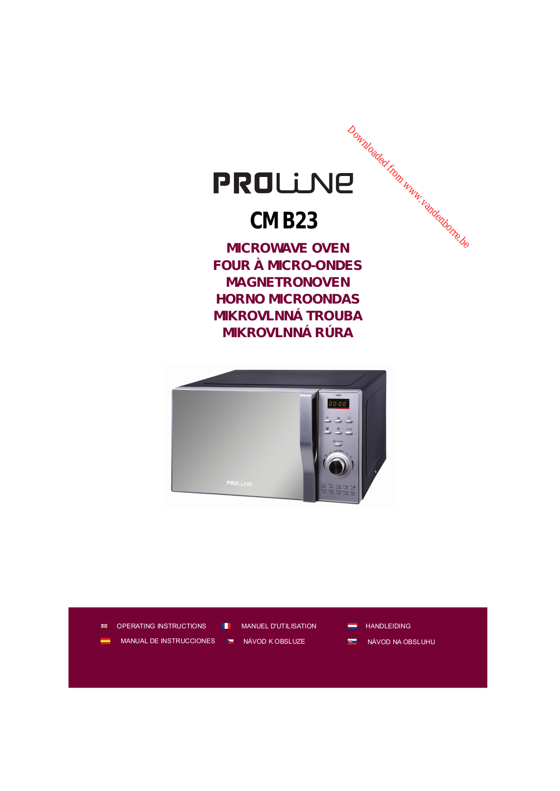 PROLINE CBM 23 User Manual