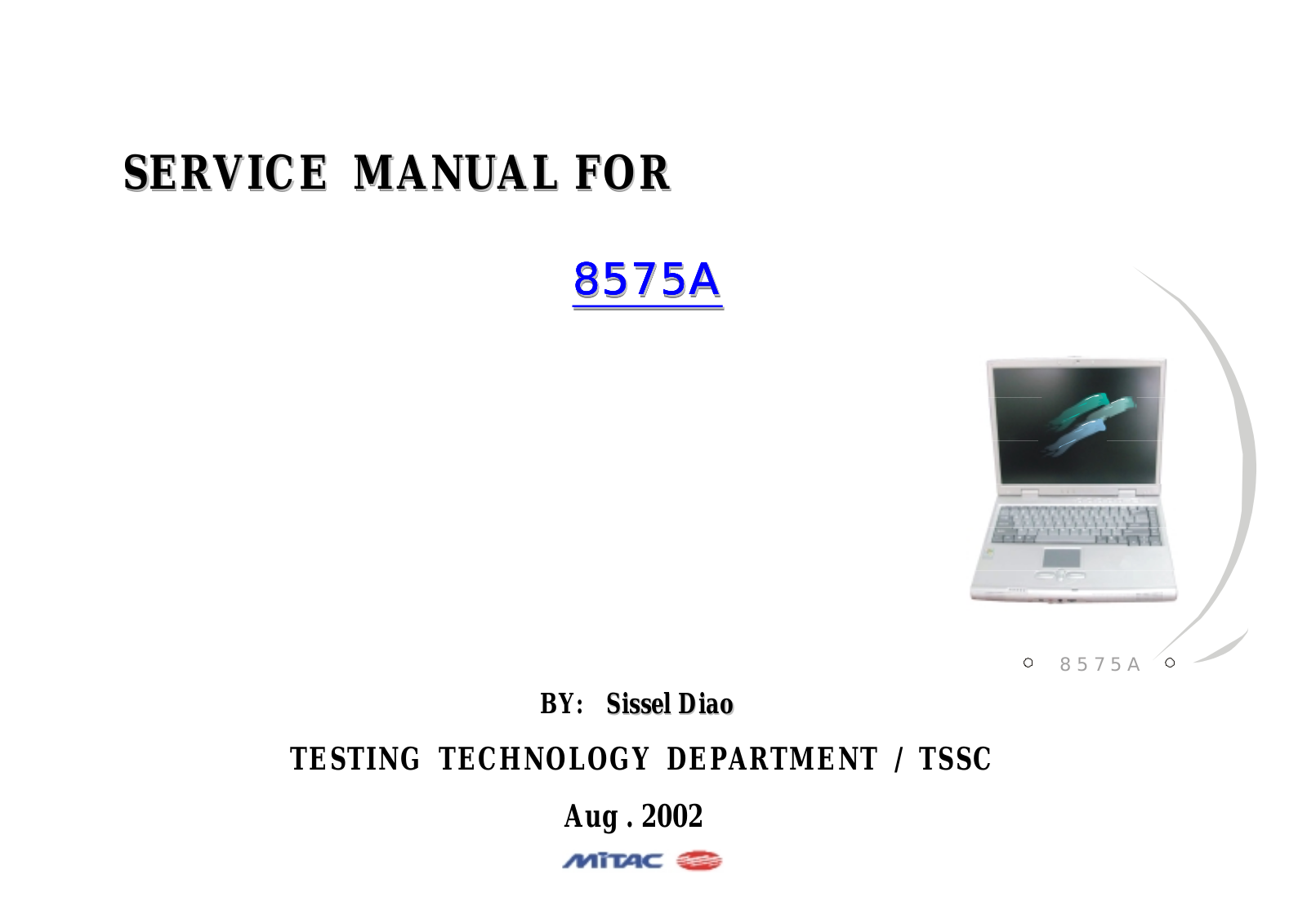Mitac 8575a Service Manual - ManualMachine.com