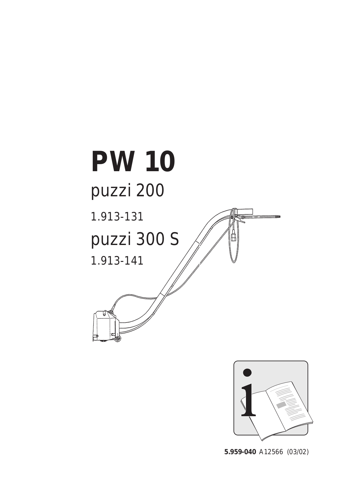 KARCHER PW 10 User Manual