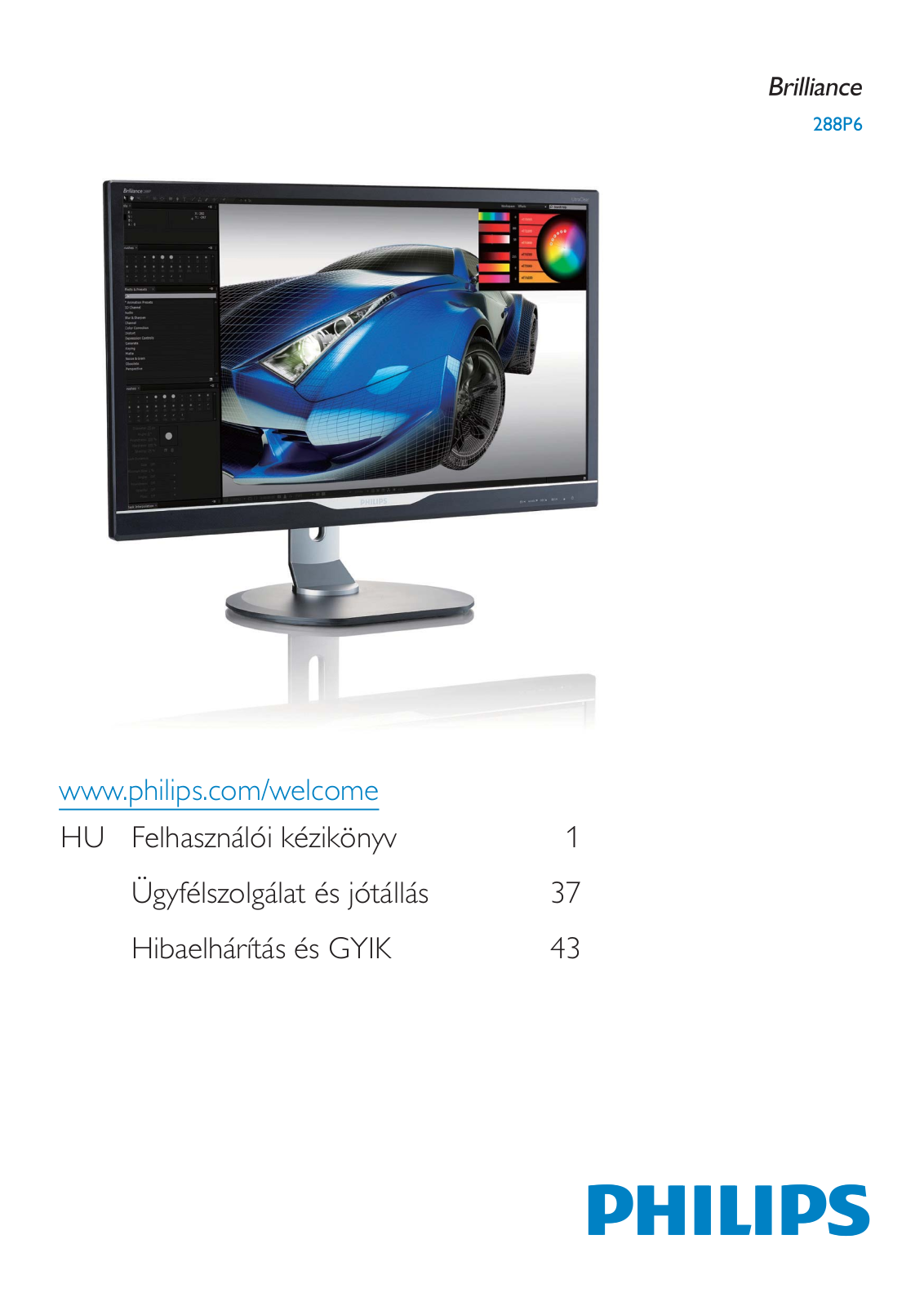 Philips 288P6 User guide