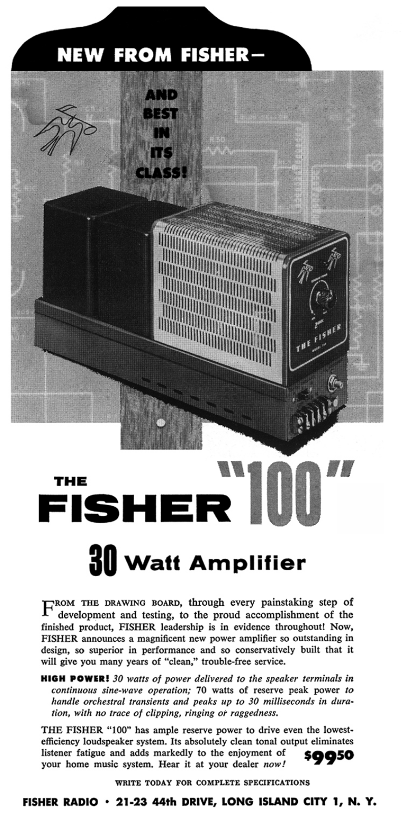 Fisher 100 Schematic