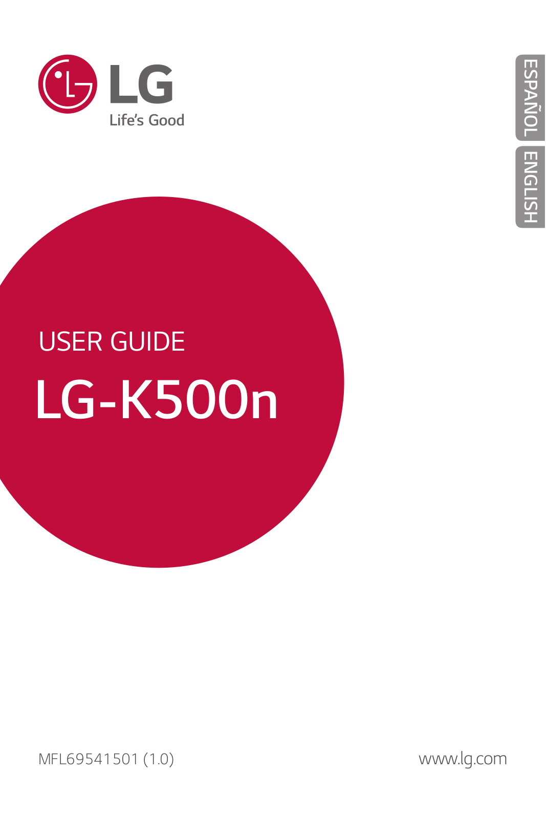 LG K500n Instruction Manual