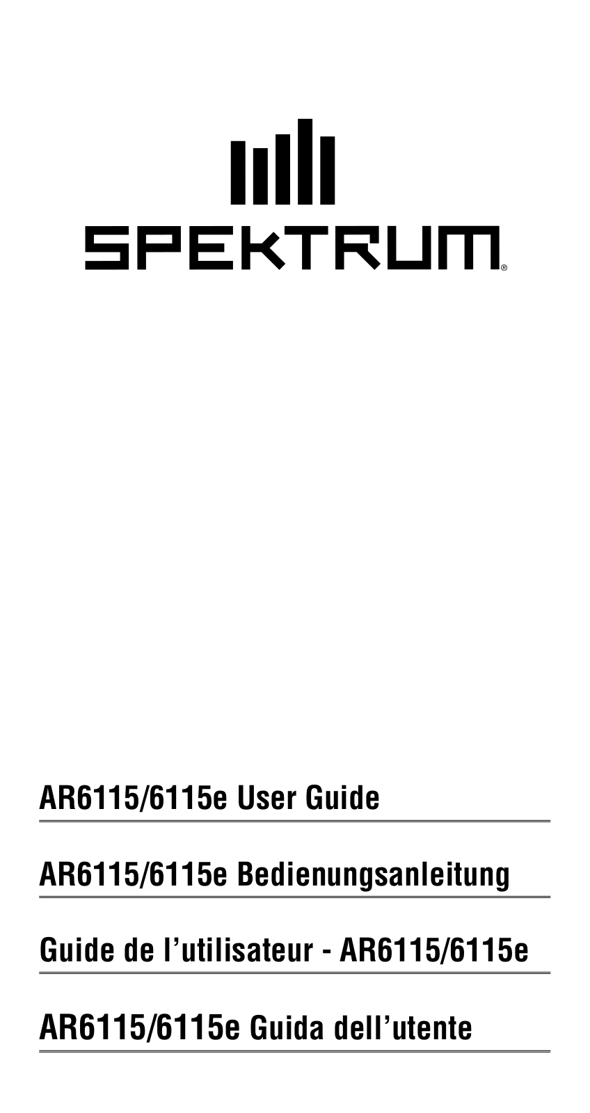 Spektrum SPMAR6115 User Manual