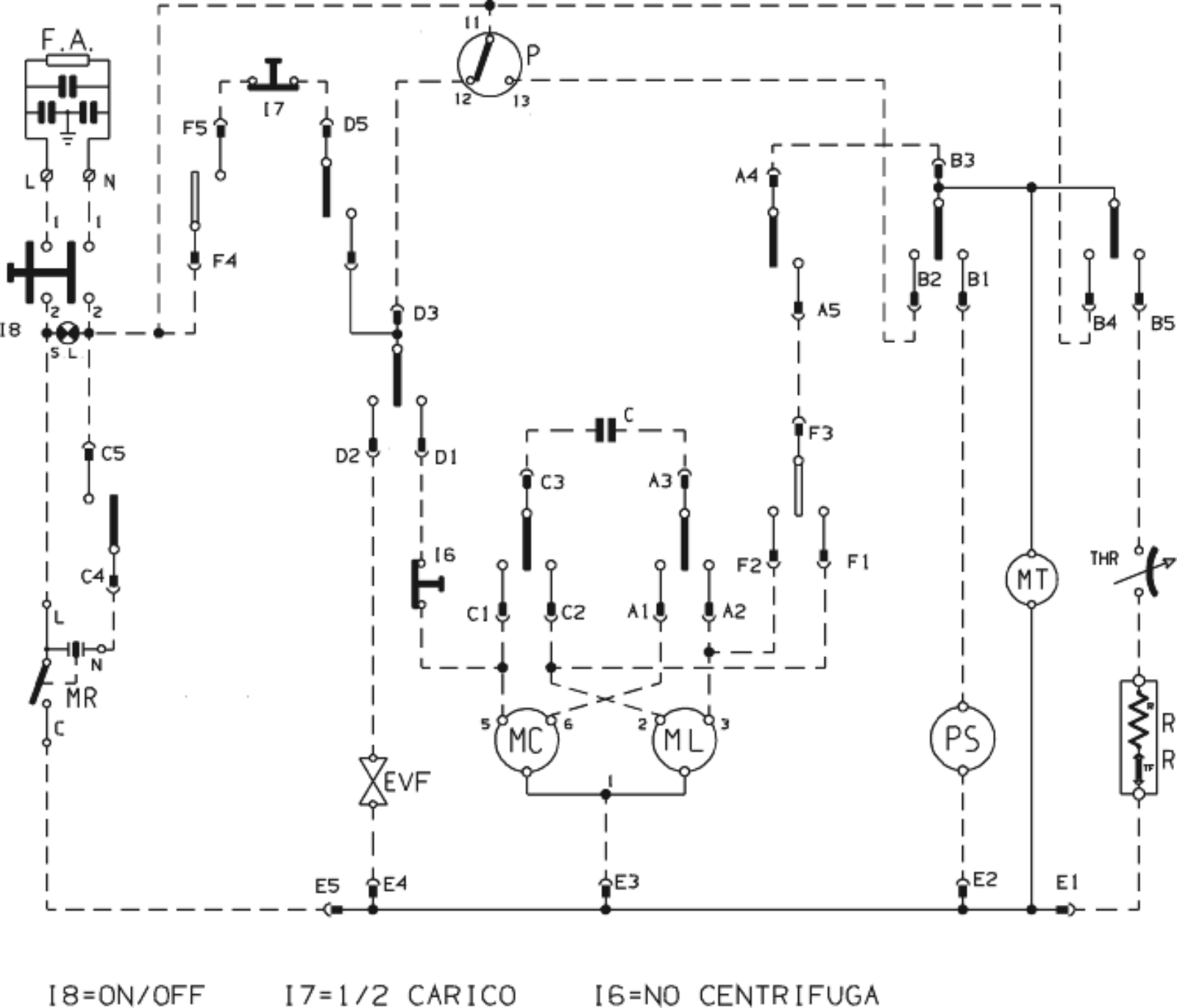 Indesit WN671XWIS Schematic