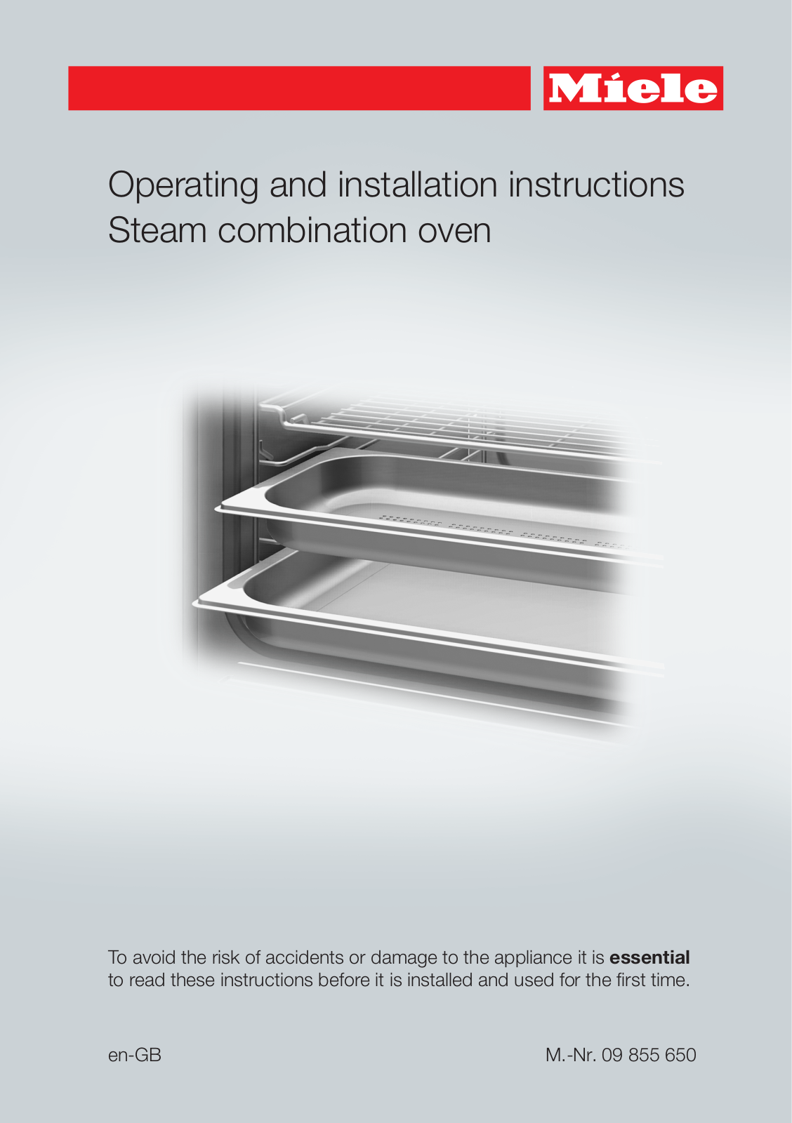 Miele DGC 6805 Operating instructions