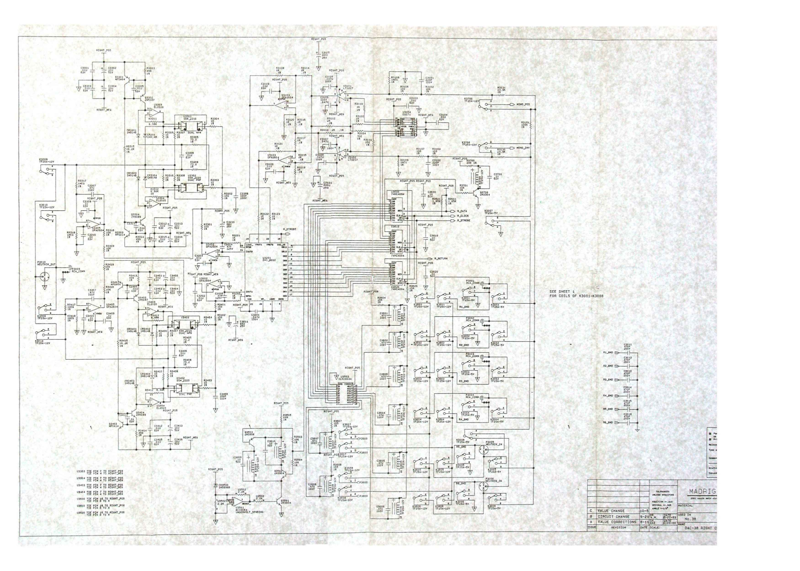 Mark Levinson No 38 Schematic