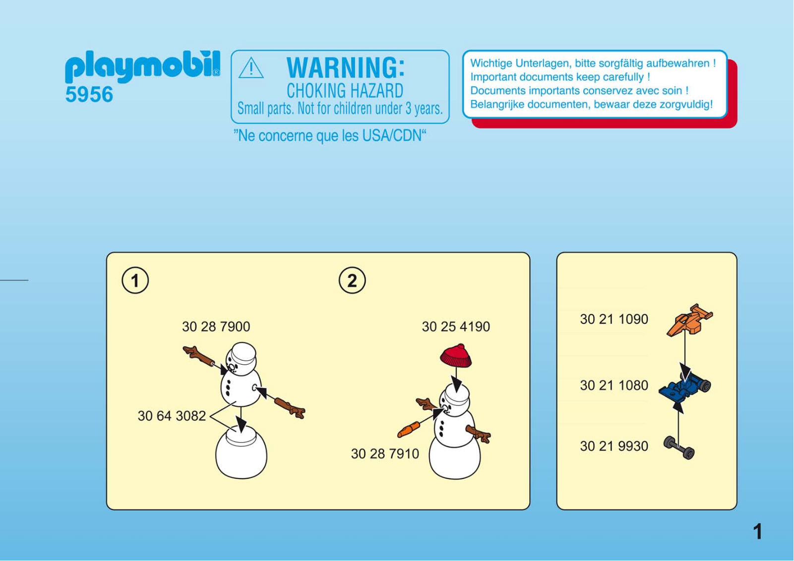 Playmobil 5956 Instructions