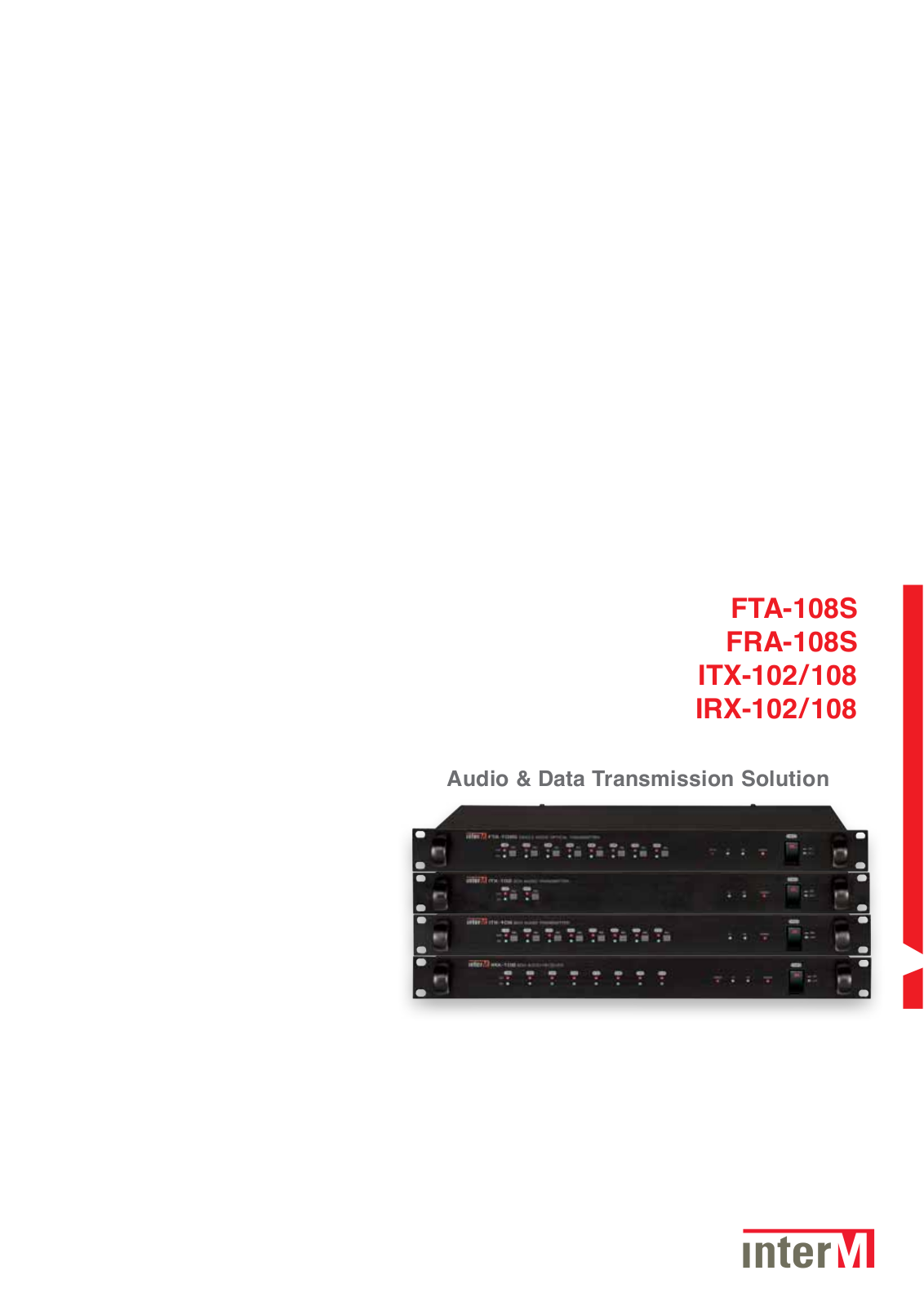 Inter-M ITX-102, ITX-108 Brochure