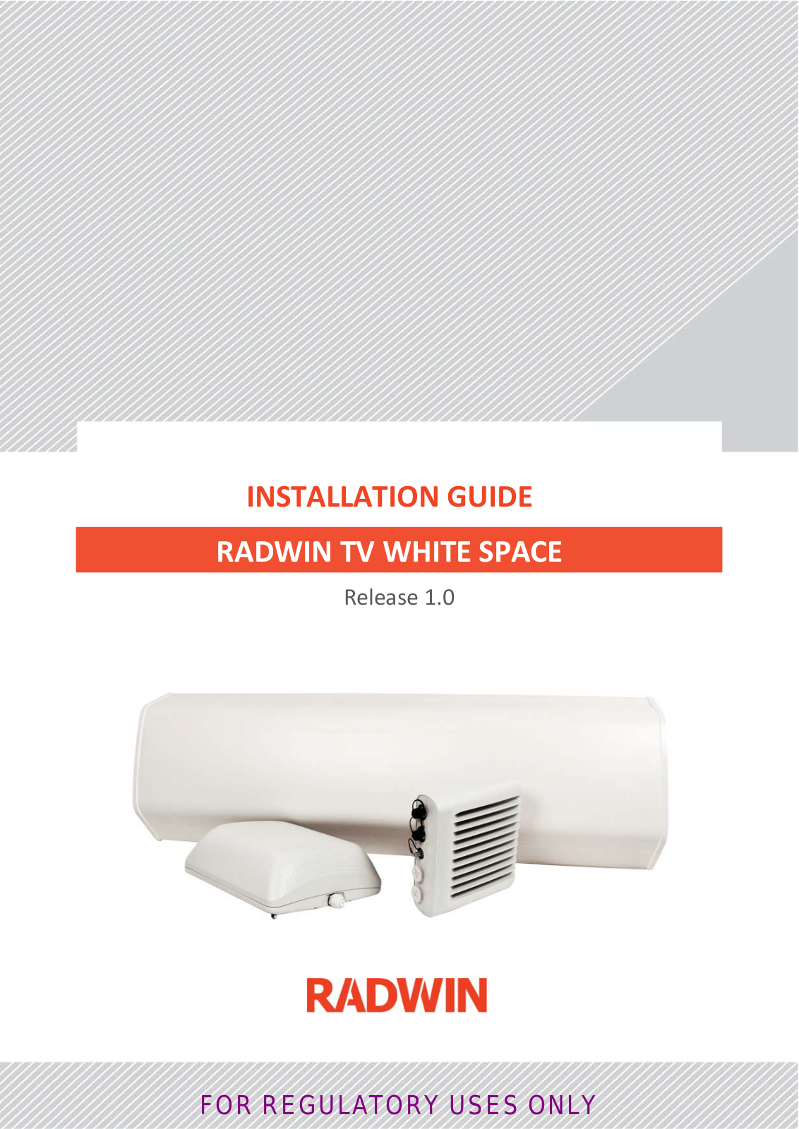 Radwin 500TVWSSU Users Manual