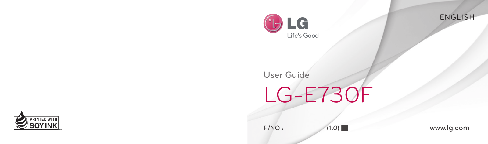 LG E730F Users manual