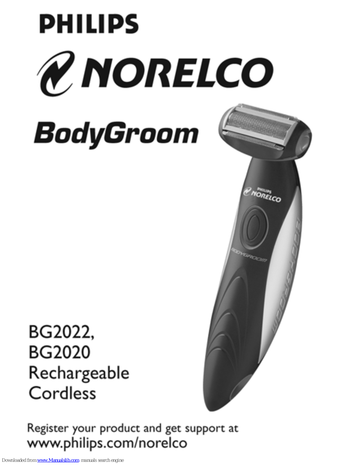 Philips Norelco BG2022/30, Norelco BG2022, Norelco BG2020 User Manual