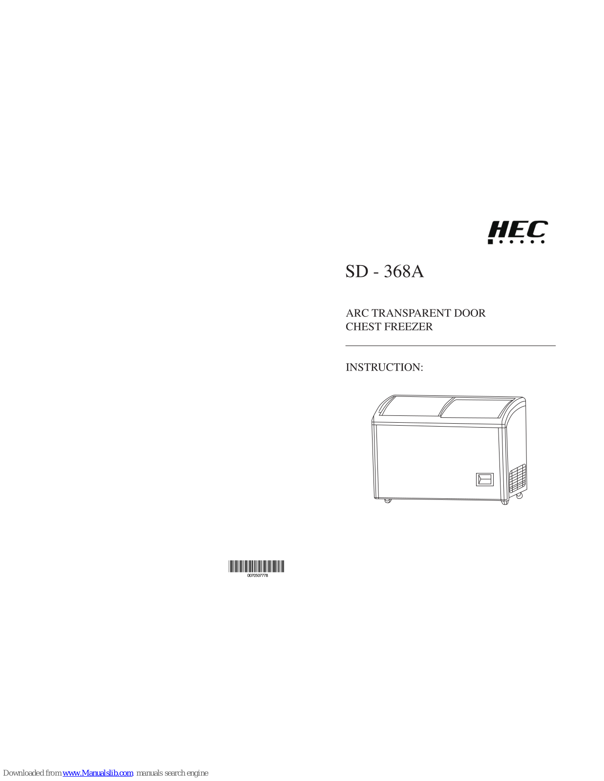 HEC SD-368A Instruction