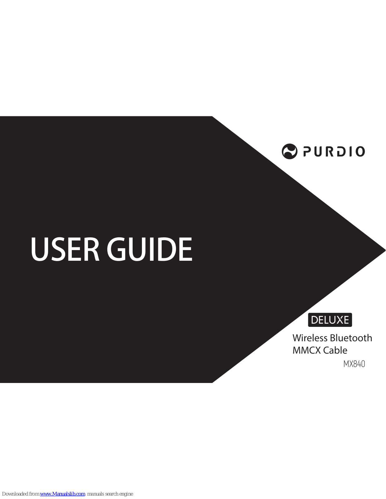 PURDIO MX840 User Manual