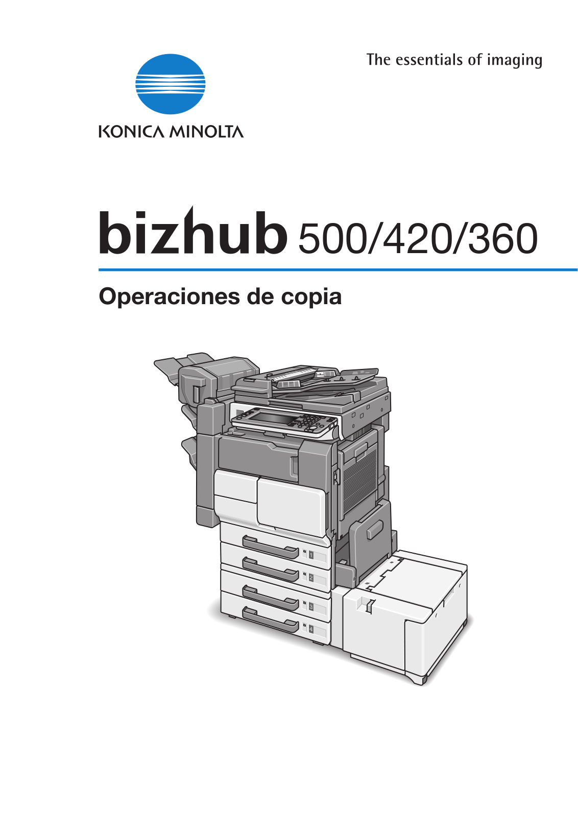 Konica minolta BIZHUB 360, BIZHUB 420, BIZHUB 500 User Manual