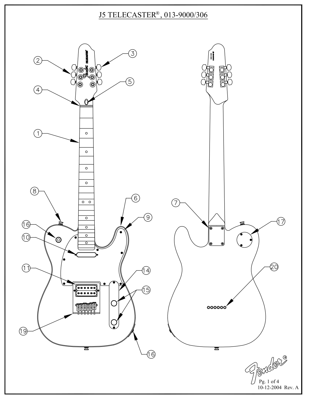 Fender J5-Telecaster Service Manual