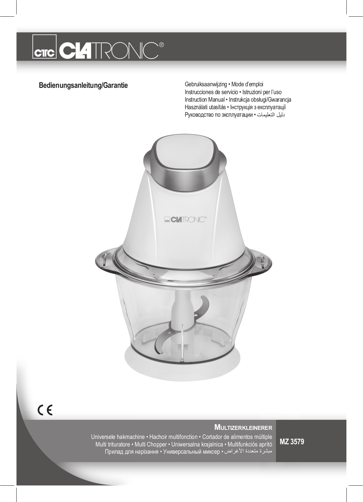 Clatronic MZ 3579 User manual