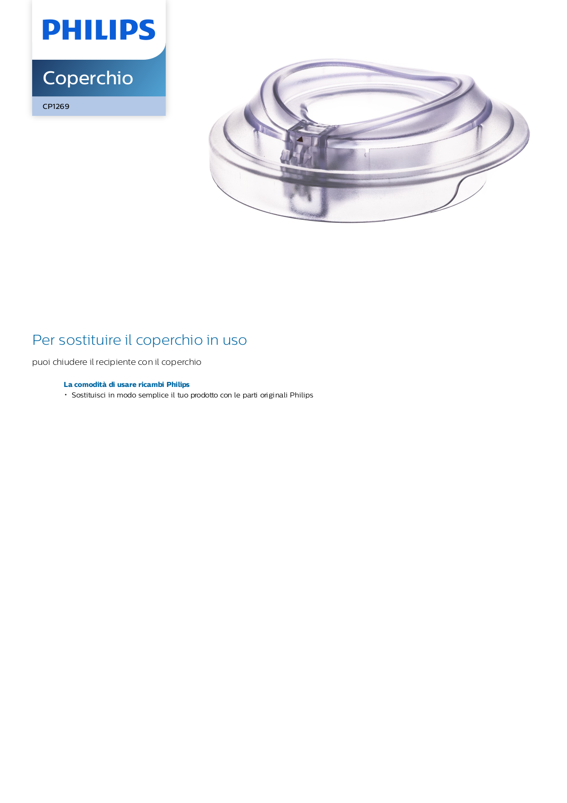 Philips CP1269/01 Leaflet - ManualMachine.com