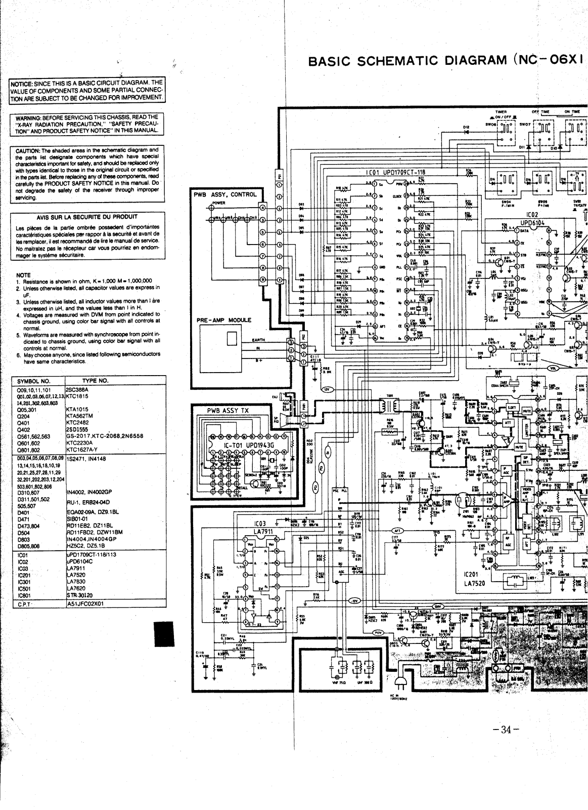 LG NC06X1 Service Manual