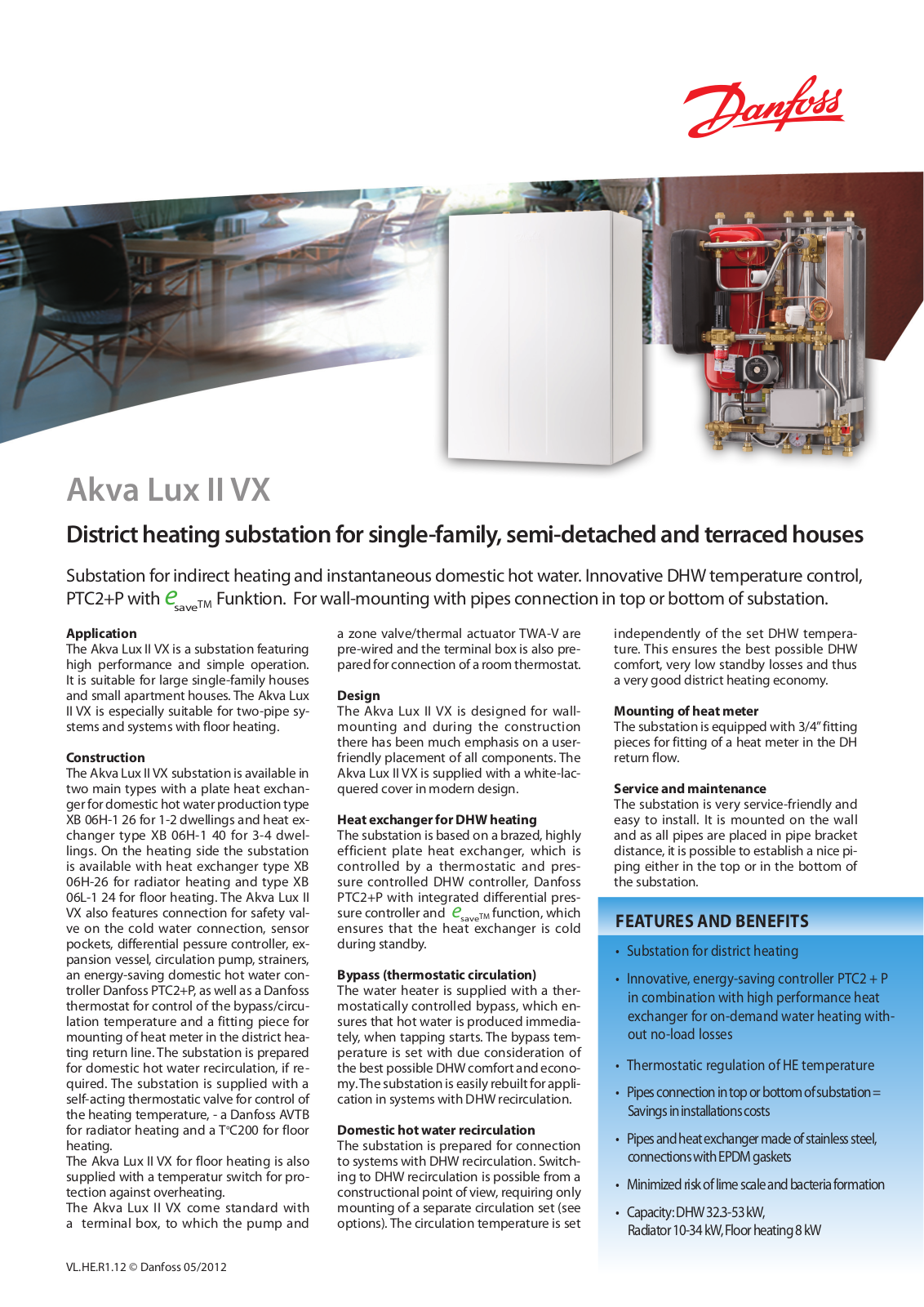 Danfoss Akva Lux II VX Fact sheet