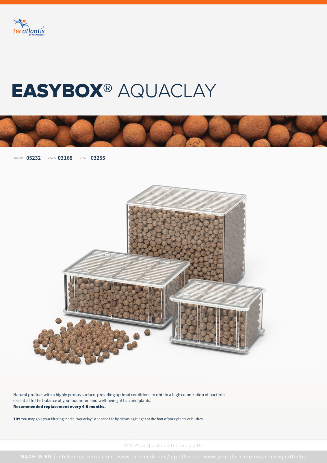 Aquatlantis EASYBOX XS Aquaclay User Manual