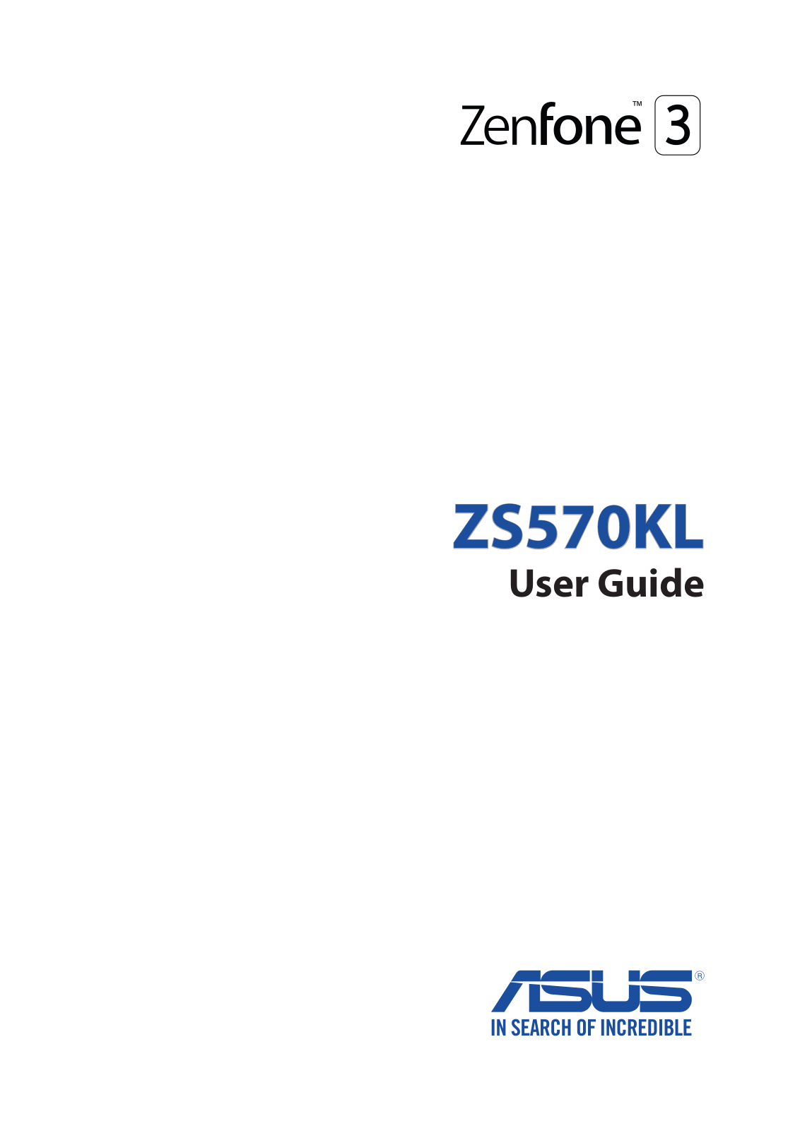 Asus ZS570KL User Manual
