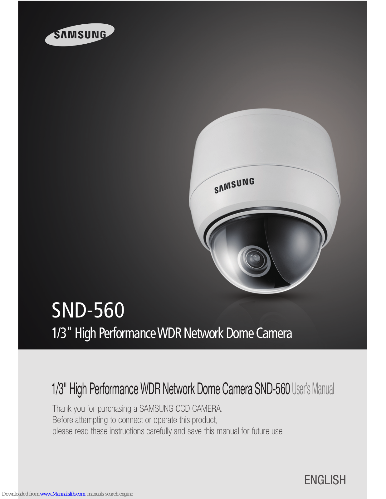 Samsung SND-560 User Manual