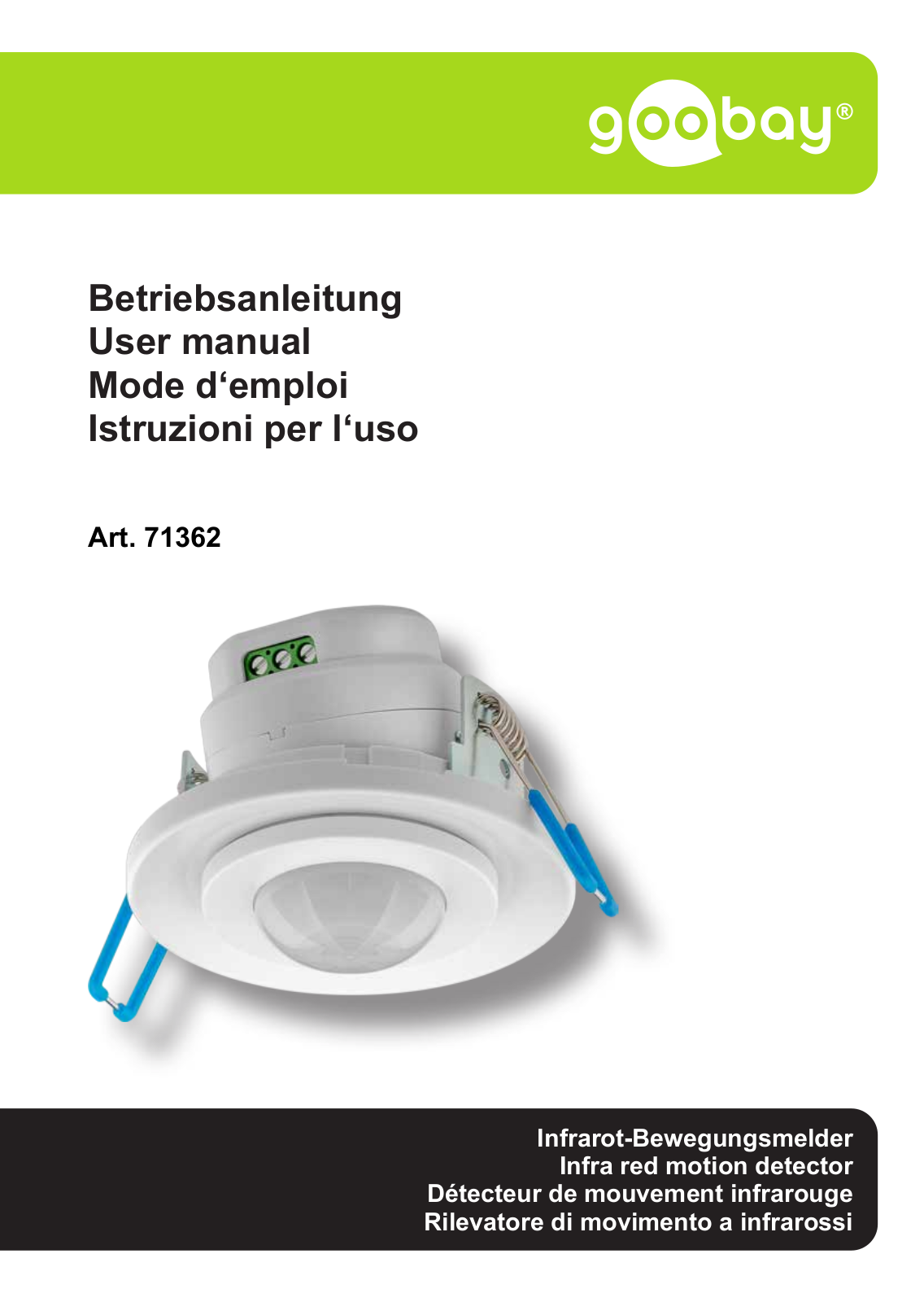 Goobay I-LIGHT-SNR12 User guide - ManualMachine.com