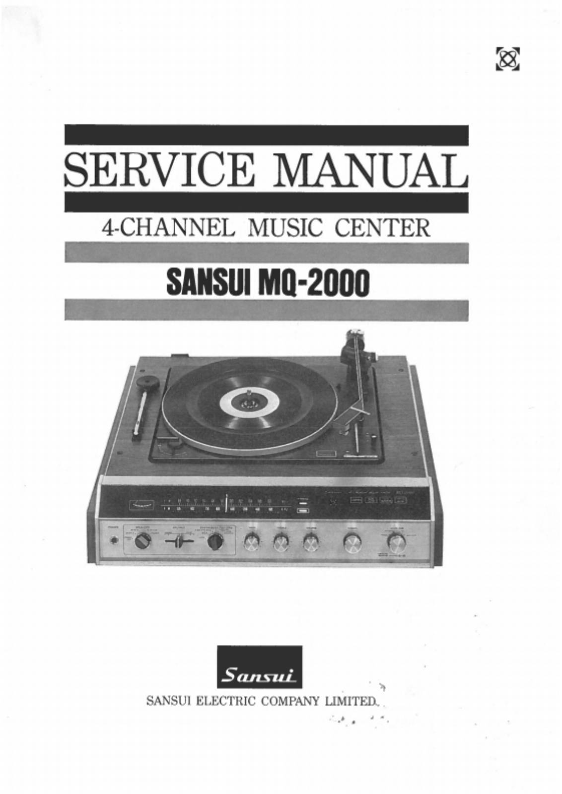 Sansui MQ-2000 Service Manual