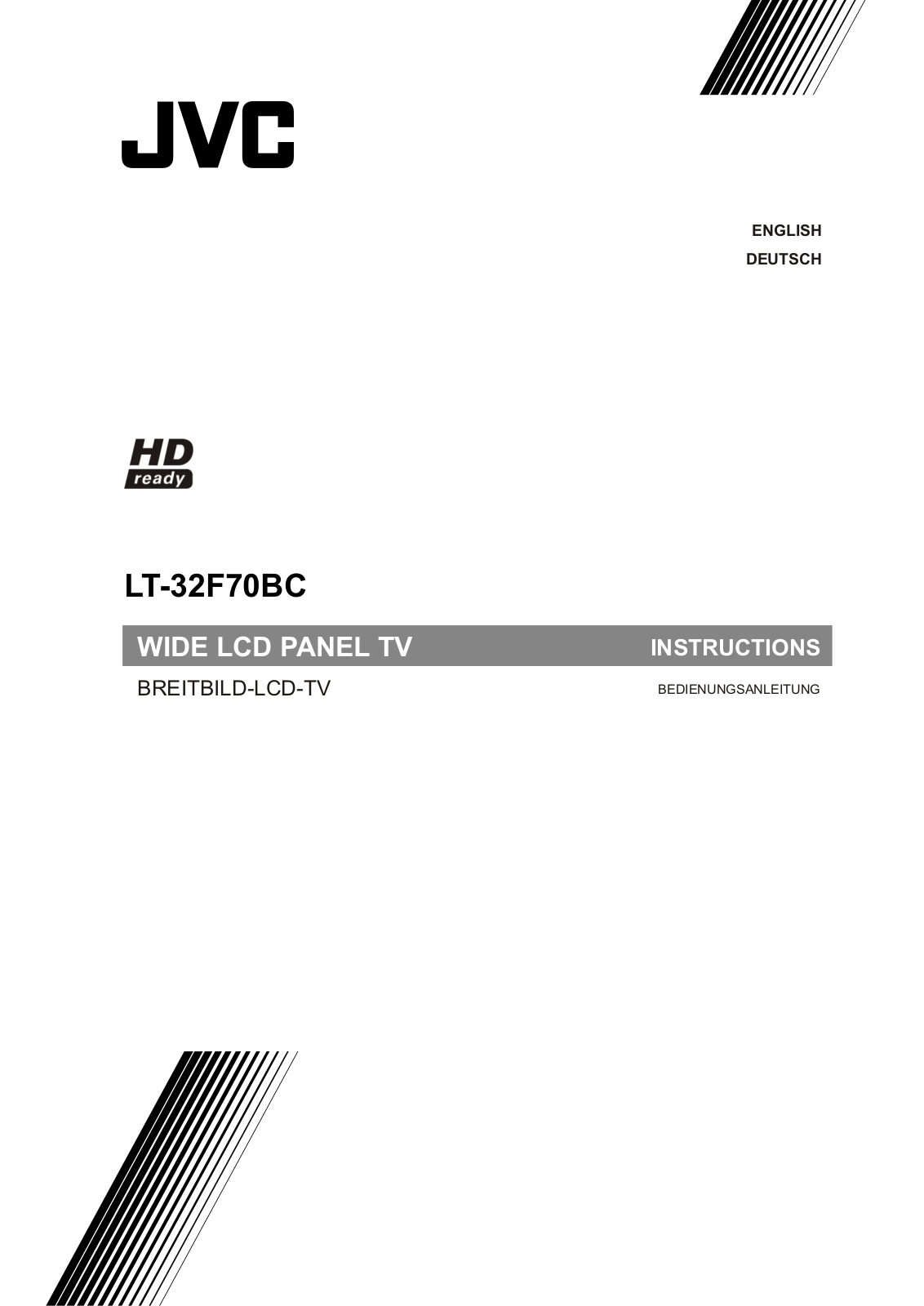 JVC LT-32F70BC User Manual