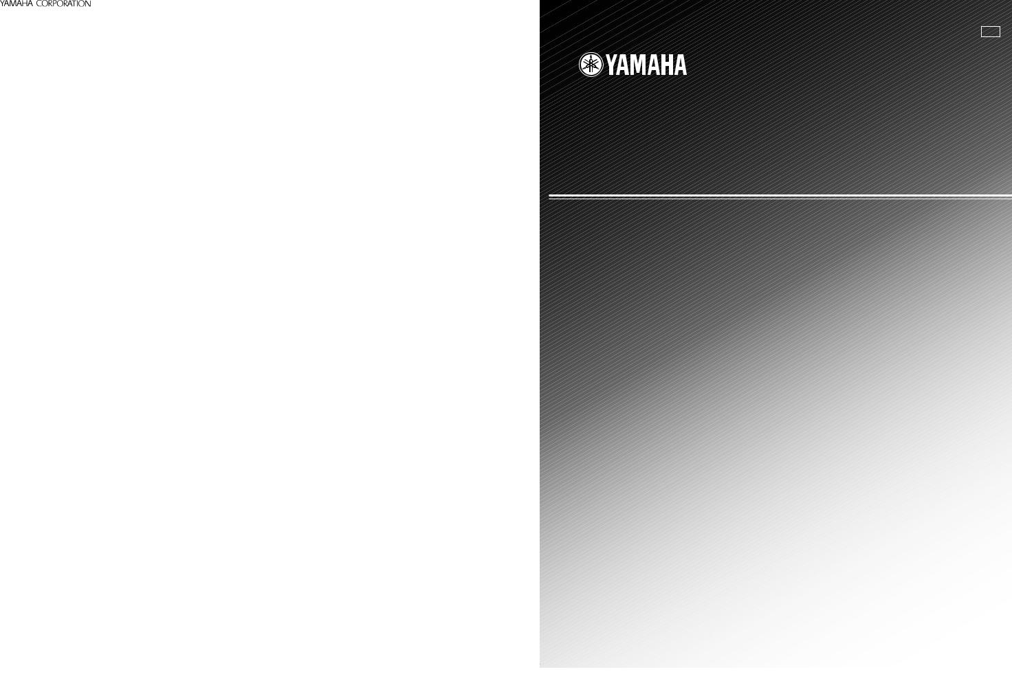 Yamaha RX-V430RDS Manual