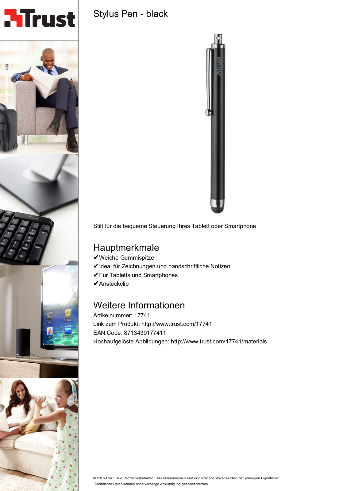 Trust Stylus Pen User Manual