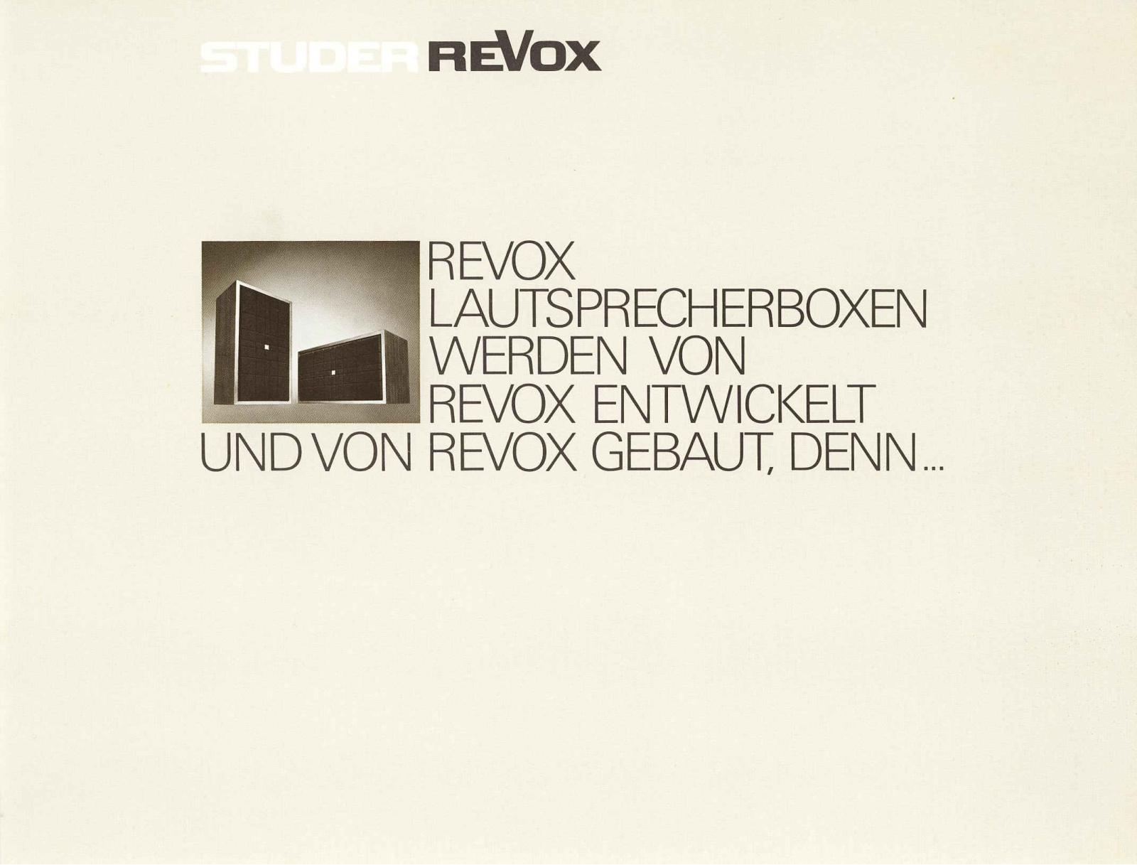 Revox AG-4 Brochure