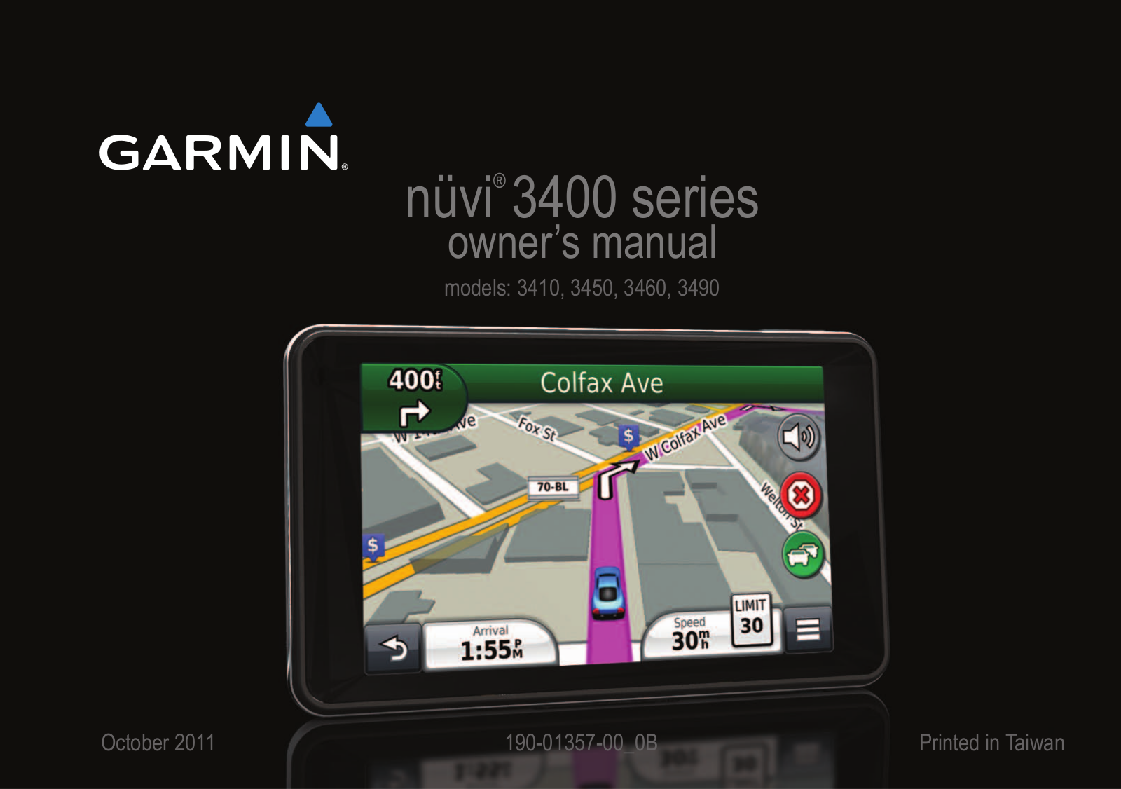 Garmin 3460, 3410, 3490 User Manual