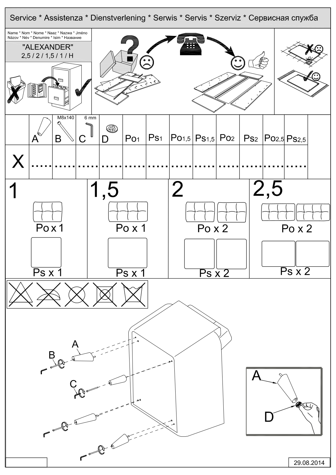 INOSIGN Alex Assembly instructions - ManualMachine.com