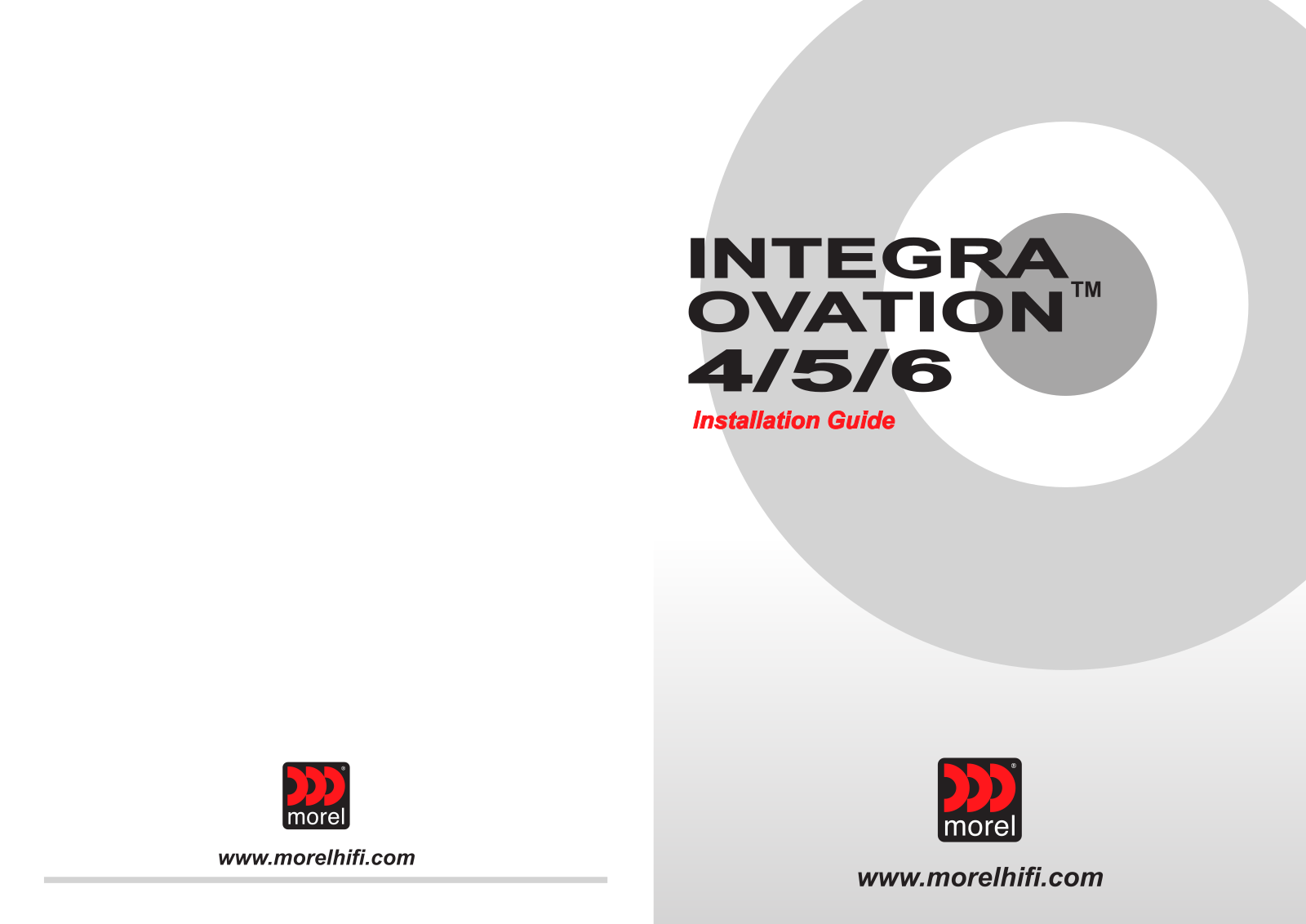 Morel Integra Ovation 6 Installation Guide